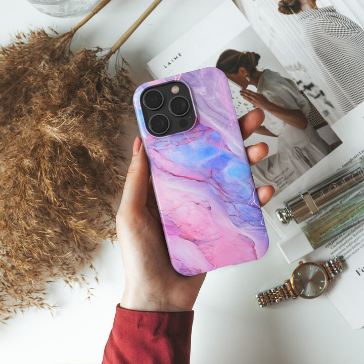 Marbleized Sakura -   iPhone XS - Phonecase By Lollobello