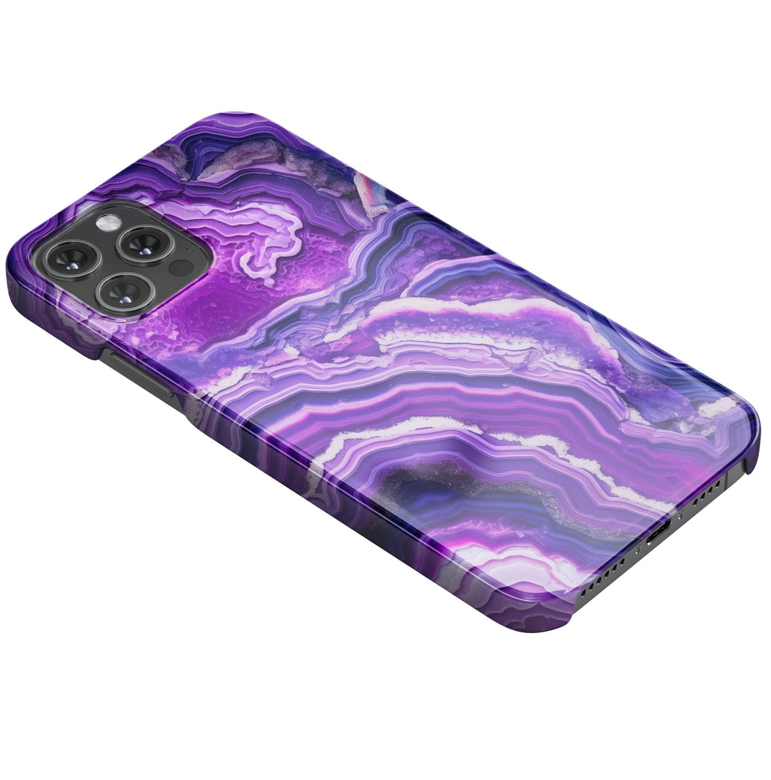 Purple Geode -   iPhone 11 - Phonecase By Lollobello