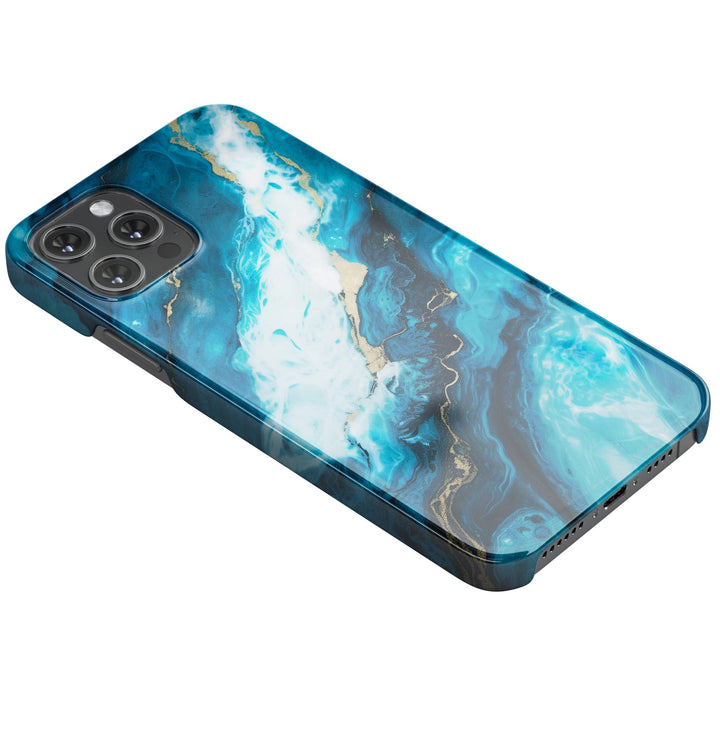 Sapphire Marble - iPhone XS - Telefonväska från Lollobello