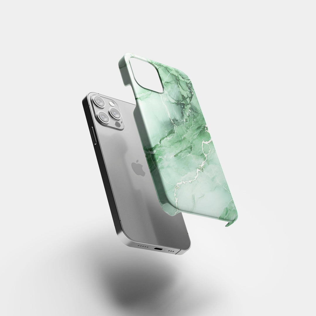 Emerald Marble - iPhone 14 - Fodral från Lollobello