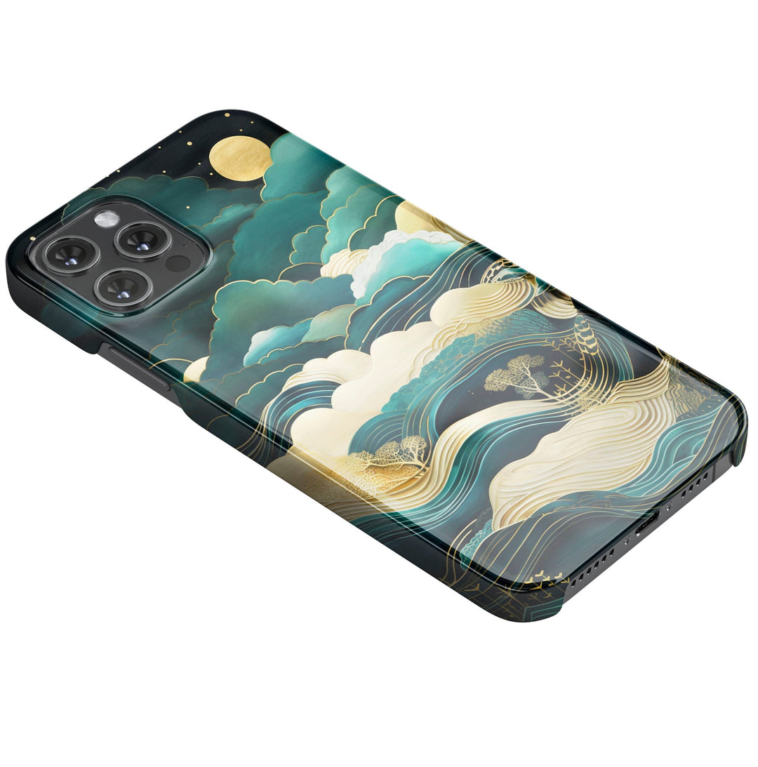 Gilded Jade Dream -   iPhone 14 Pro Max - Phonecase By Lollobello