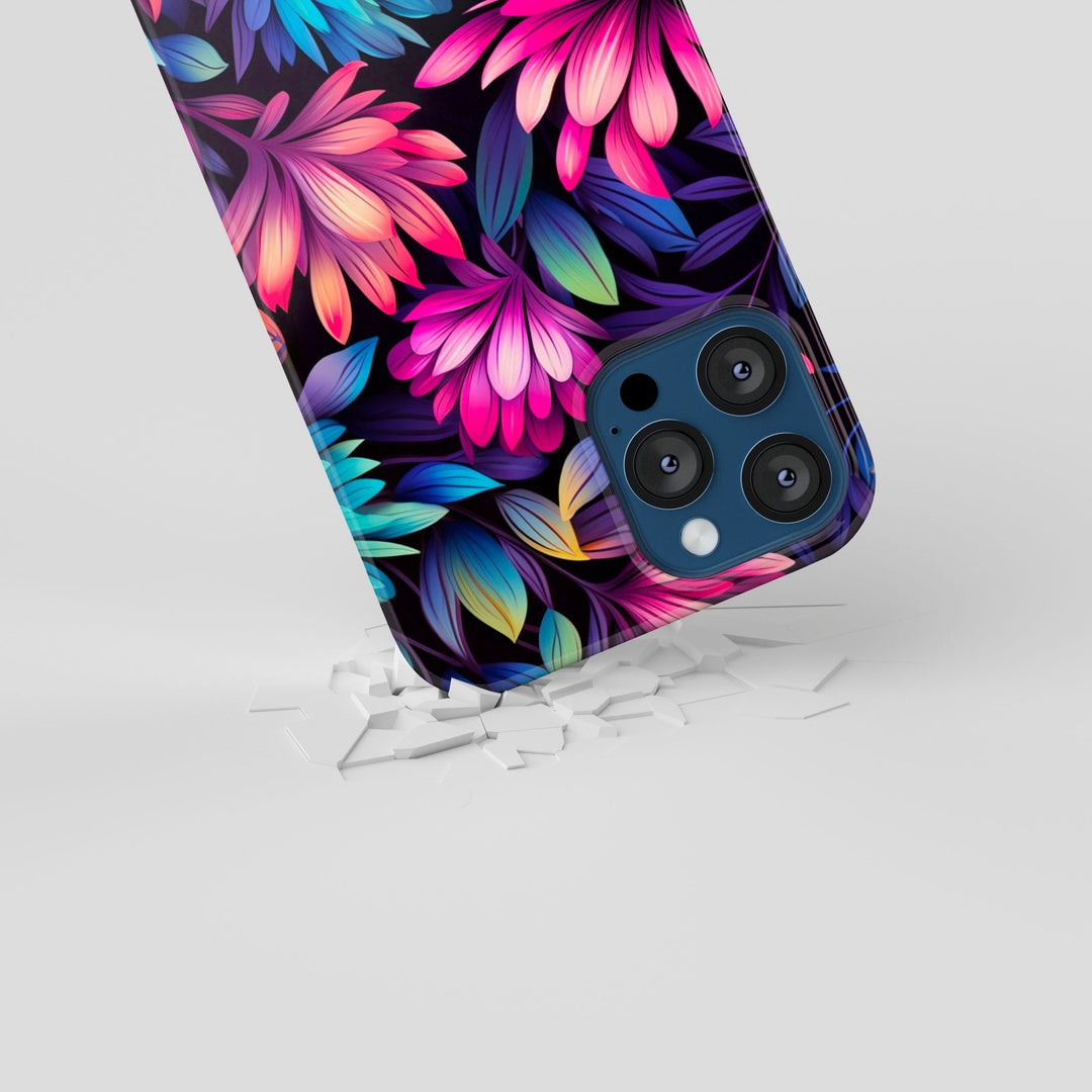 Neon Bloom -   iPhone 13 - Phonecase By Lollobello