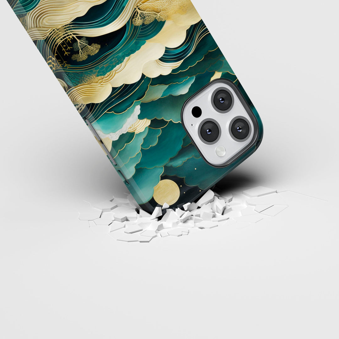 Gilded Jade Dream -   iPhone 14 Pro Max - Phonecase By Lollobello