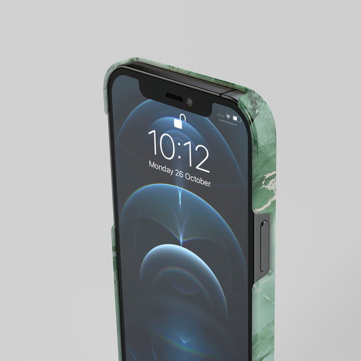 Emerald Marble - iPhone 12 - Fodral från Lollobello