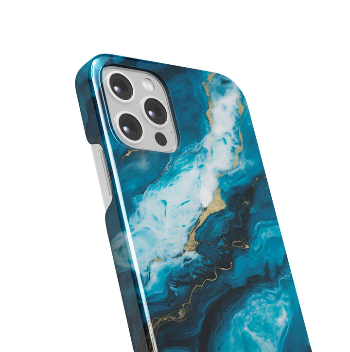 Sapphire Marble - iPhone XS - Telefonväska från Lollobello