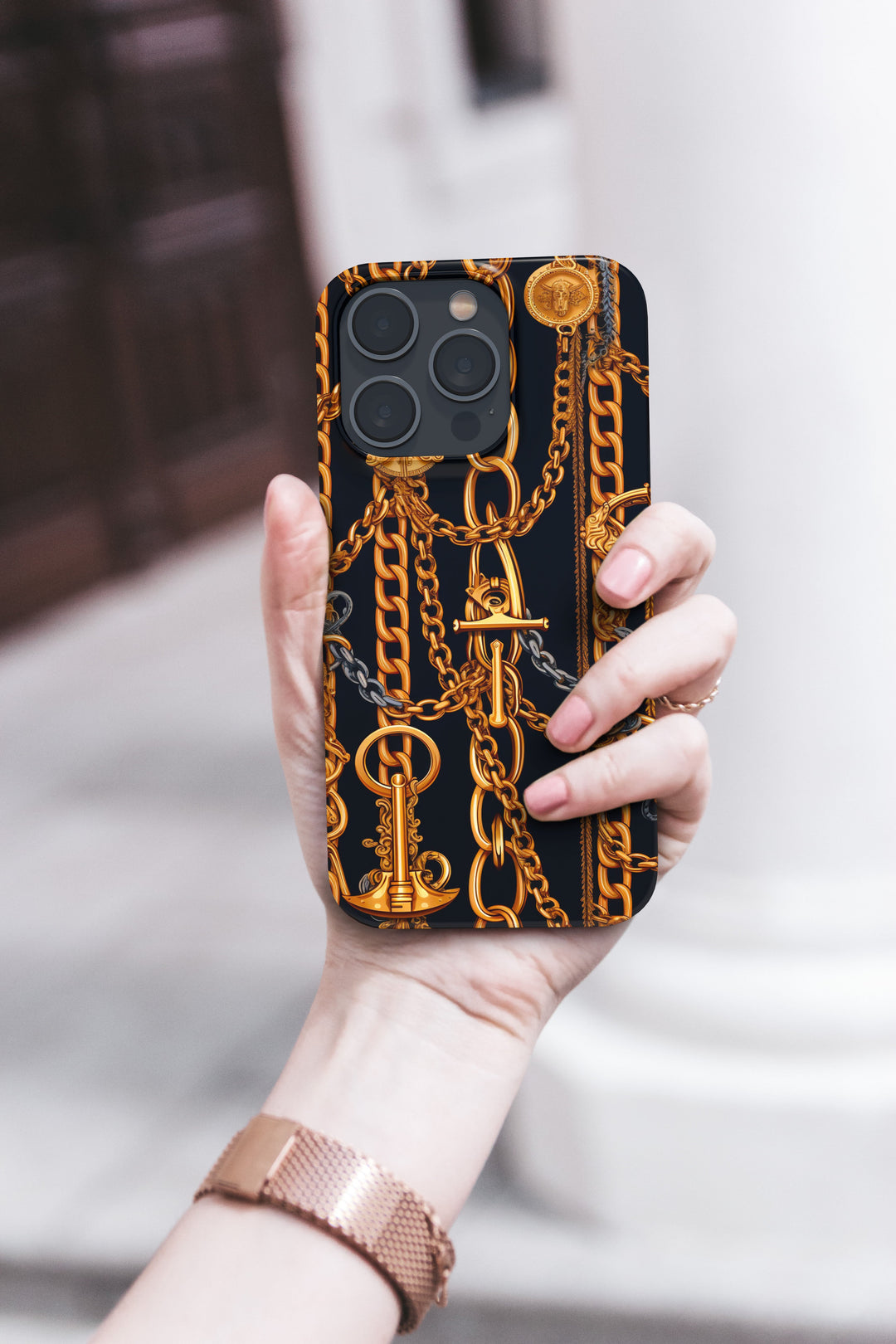 Chains -   iPhone 13 mini - Phonecase By Lollobello