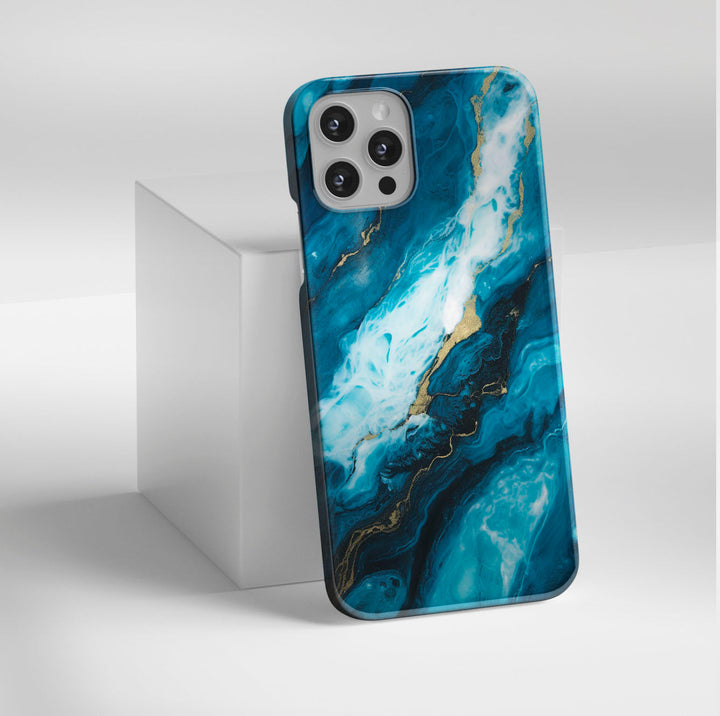 Sapphire Marble - iPhone XS - Telefonväska från Lollobello