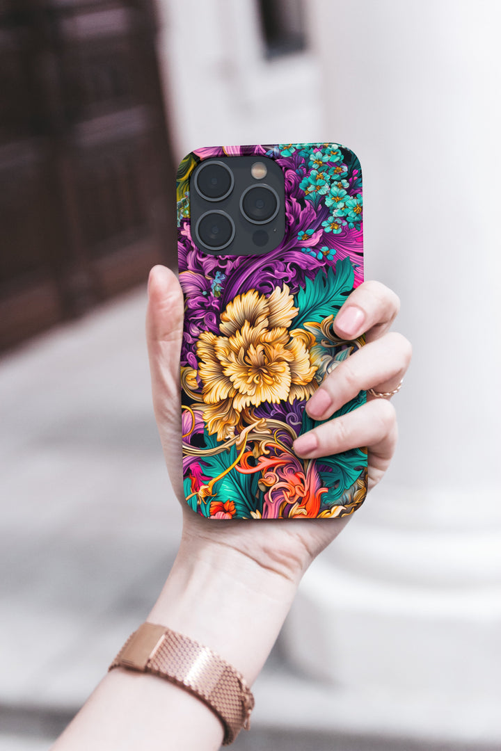 Floral Fantasia -   Samsung Galaxy S21 - Phonecase By Lollobello