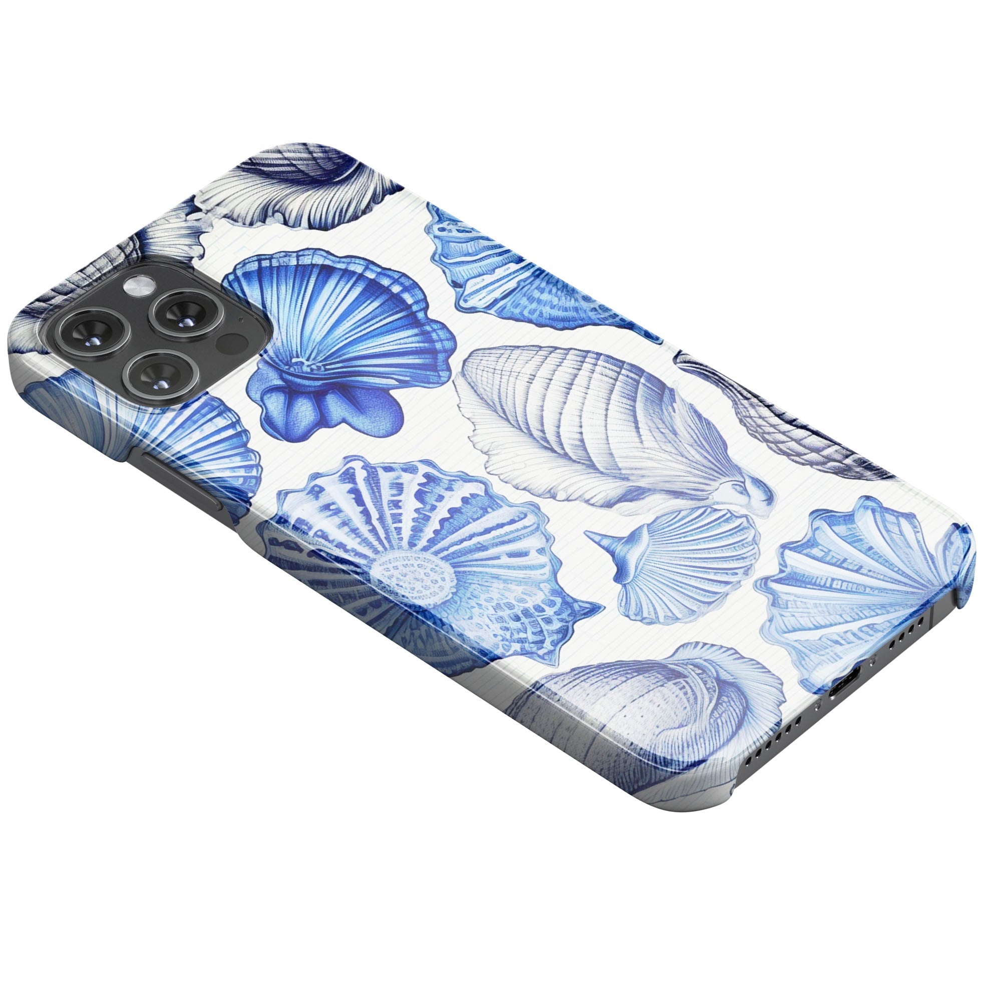 Shells from a Blue Beach -   iPhone 12 Pro Max - Phonecase By Lollobello