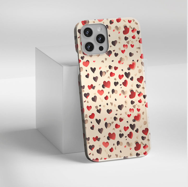 PolkaDot Hearts - iPhone XS - Fodral från Lollobello