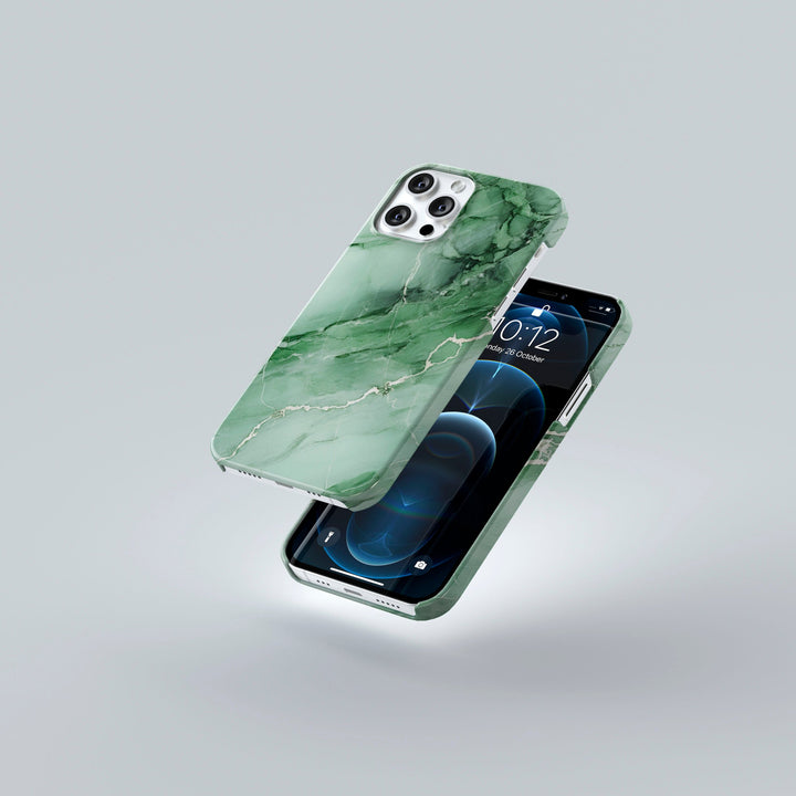 Emerald Marble -   iPhone 13 mini - Phonecase By Lollobello