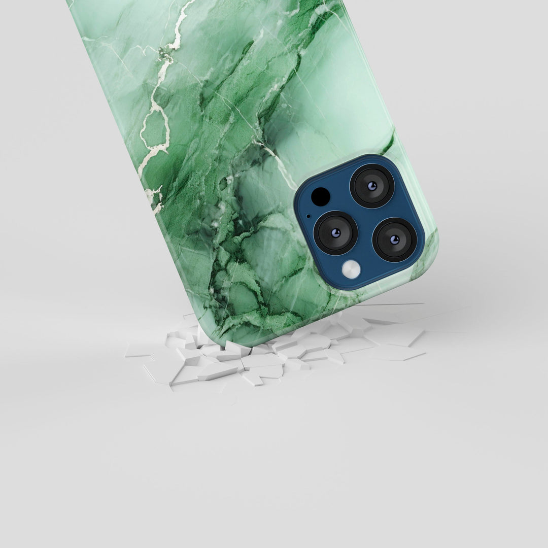 Emerald Marble -   iPhone 13 mini - Phonecase By Lollobello