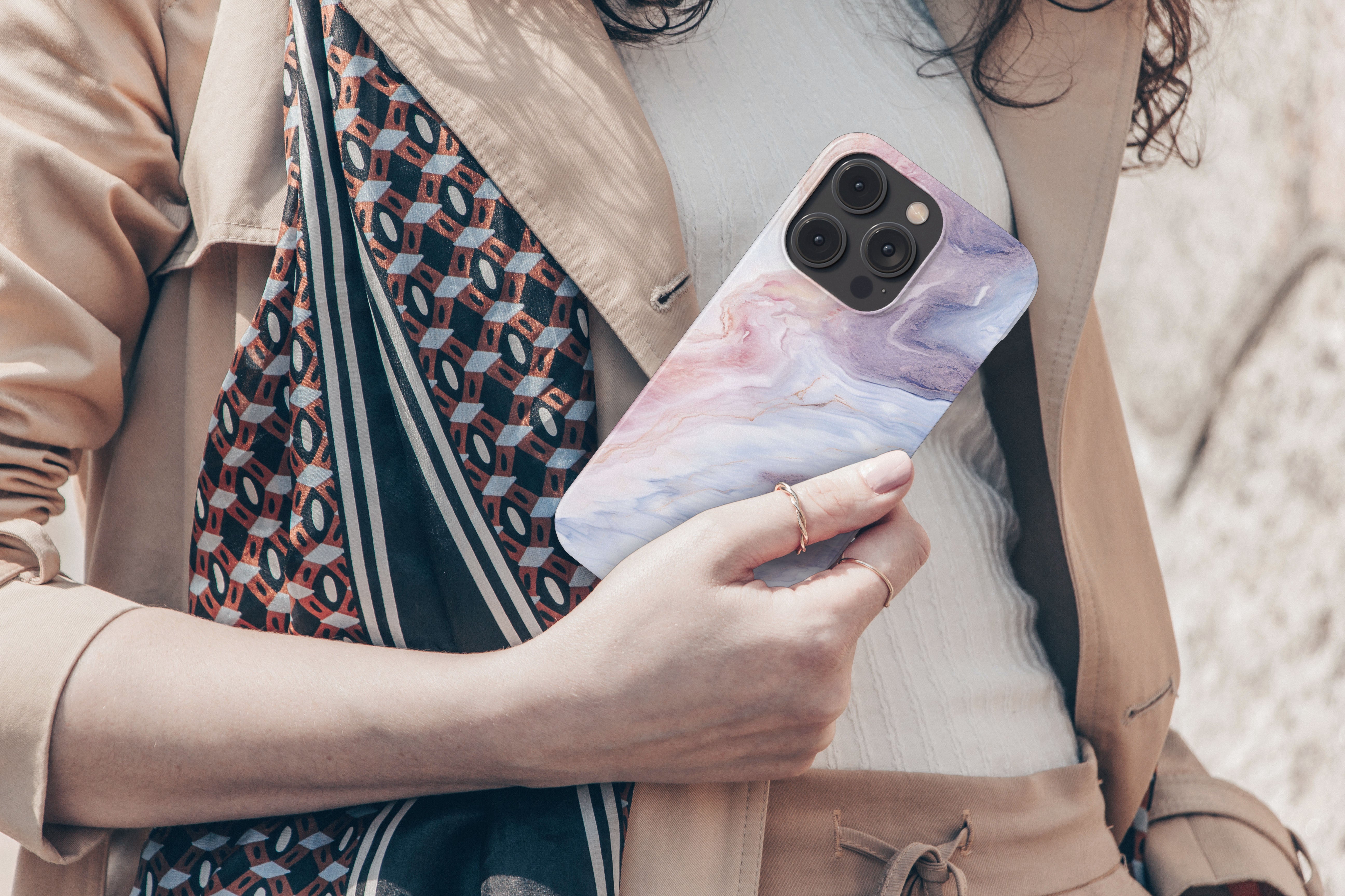 Soft Stone - iPhone 14 - Fodral från Lollobello