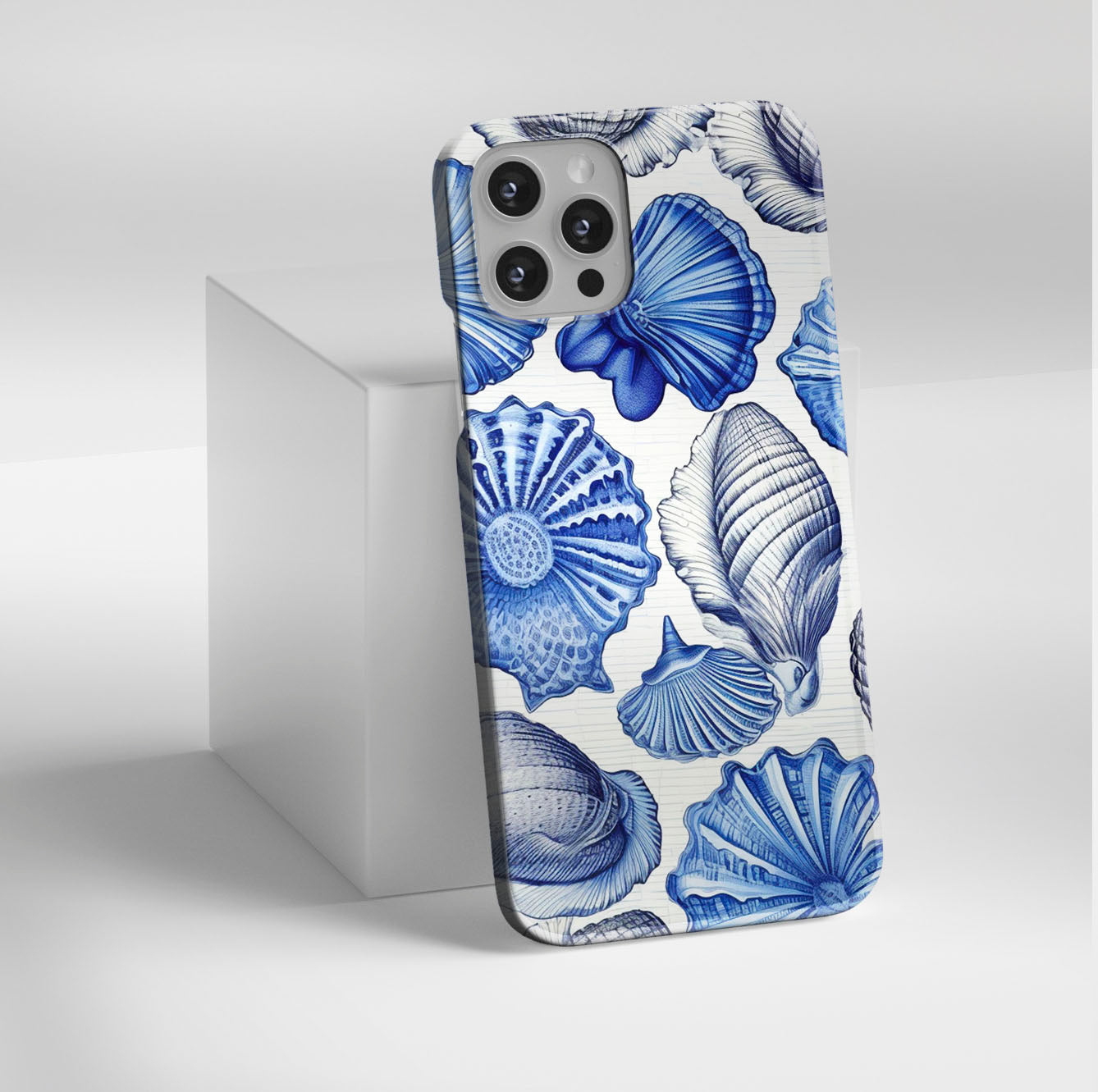 Shells from a Blue Beach -   iPhone 14 Plus - Phonecase By Lollobello